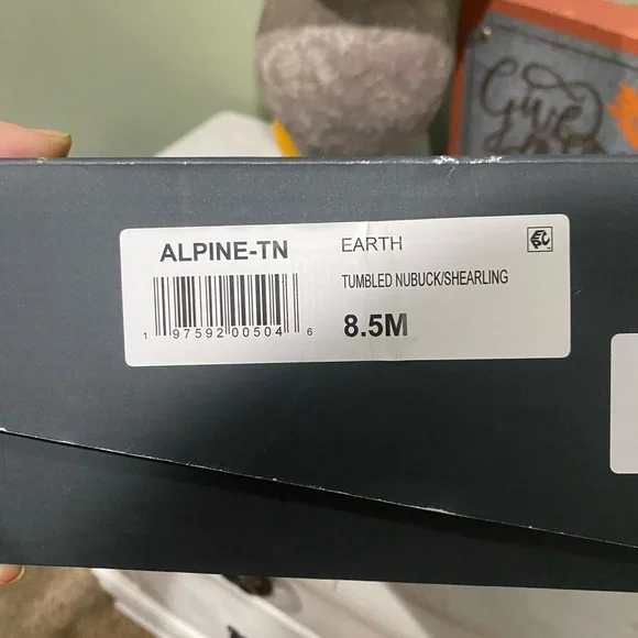 Eileen Fisher Womens 8.5 Alpine Earth Wedge Booties Shearling Lined Nubuck - Picture 8 of 10